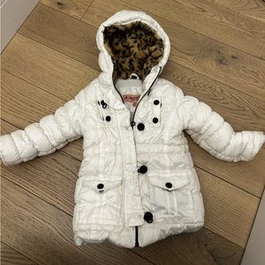 Urban Republic toddler girls white winter coat 24mo
